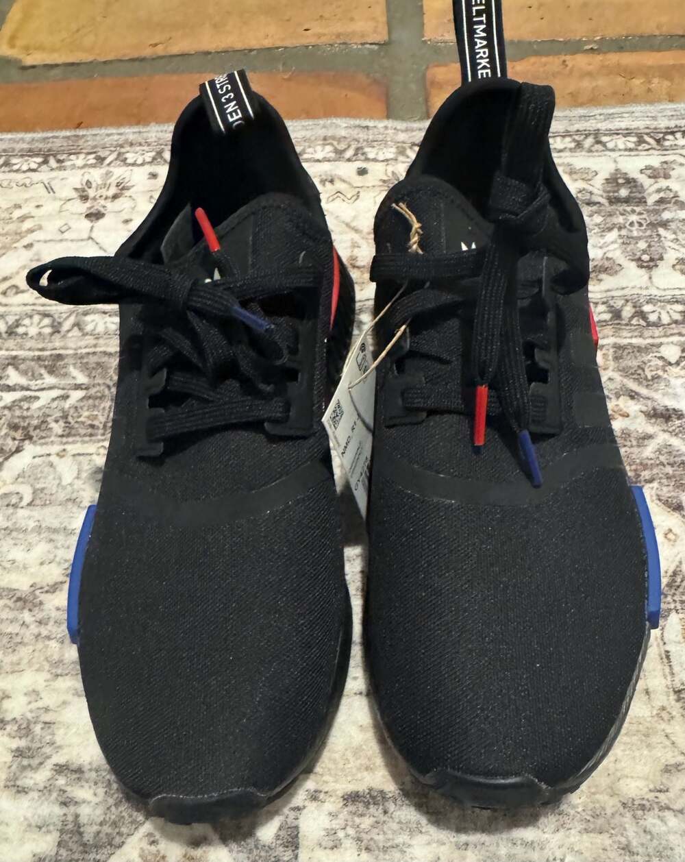 Adidas NMD_R1 J Core Black Red Blue GY4278 Size 6.5Y / 8W - No Box